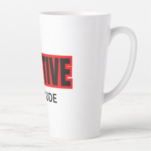 Positiv-Motivations-T-Shirt mit Typografie  Milchtasse