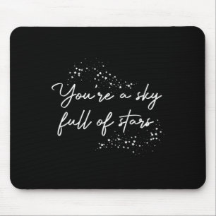 Positiv Motivierend, man ist voller Sterne Mousepad