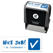 Positiv "NICE JOB!" Tutor Rubber Briefmarke Permastempel (Beispiel)