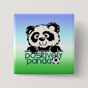 Positiv Panda (Fußball) Button