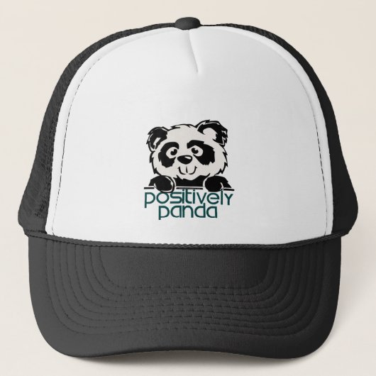 Positiv Panda Truckerkappe (Vorderseite)