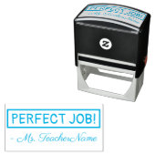 Positiv "PERFECT JOB!" + Name des benutzerdefinier Permastempel (Beispiel)