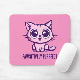 Positiv Pfotenperfekt, Süße Manga Katzenbabys Mousepad
