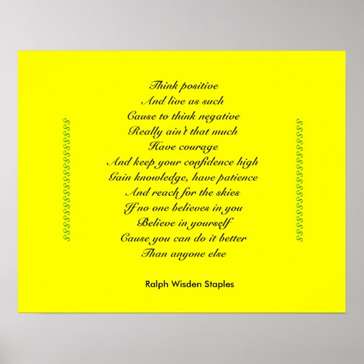 positiv poster (Vorne)