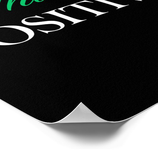 positiv poster (Ecke)