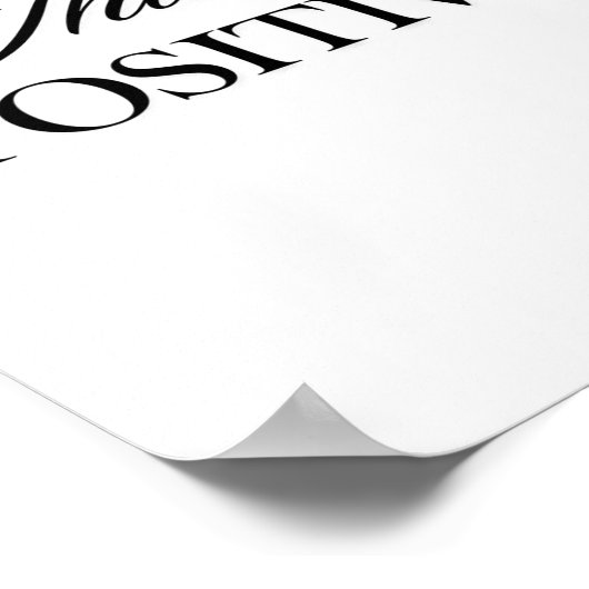 positiv poster (Ecke)