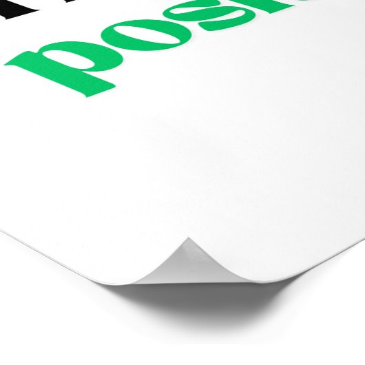 positiv poster (Ecke)