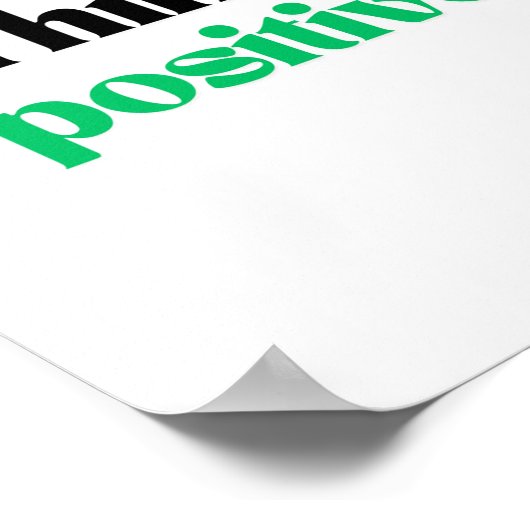 positiv poster (Ecke)