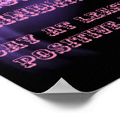 Positiv Poster (Ecke)