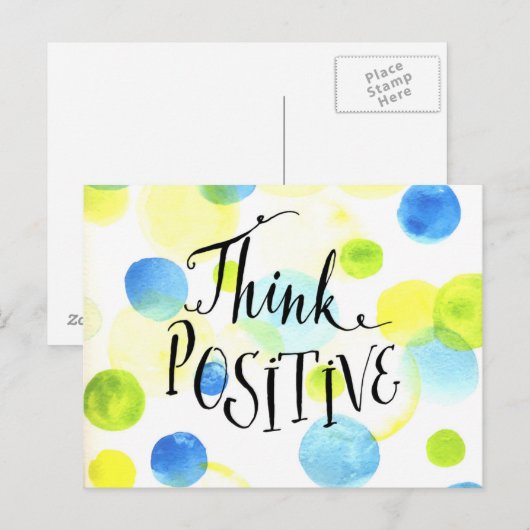 positiv postkarte (Vorne/Hinten)