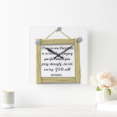 positiv quadratische wanduhr (Zuhause)