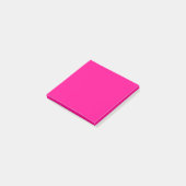 Positiv rosa Simple 3" Square Post-it Klebezettel (angewinkelt)