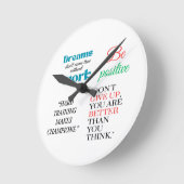 positiv runde wanduhr (Winkel)