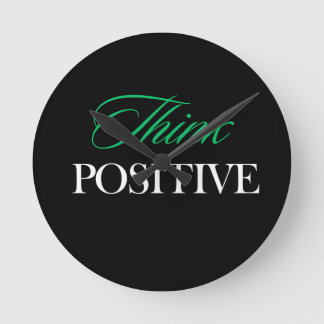 positiv runde wanduhr