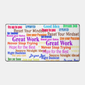 positiv schreibtischunterlage (Vorderseite)