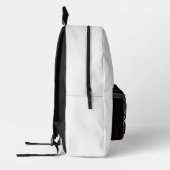 Positiv sein bedruckter rucksack (Links)
