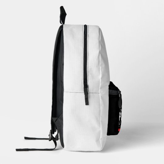 Positiv sein bedruckter rucksack (Links)