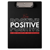 Positiv sein klemmbrett (Vorderseite)