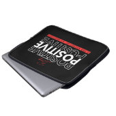 Positiv sein laptopschutzhülle (Vorne Knopf)