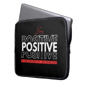 Positiv sein laptopschutzhülle (Vorderseite Links)