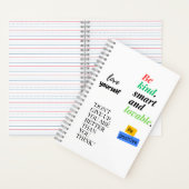 positiv sein notizblock (Innen)