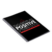 Positiv sein notizblock (Rechte Seite)