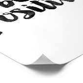 positiv sein poster (Ecke)