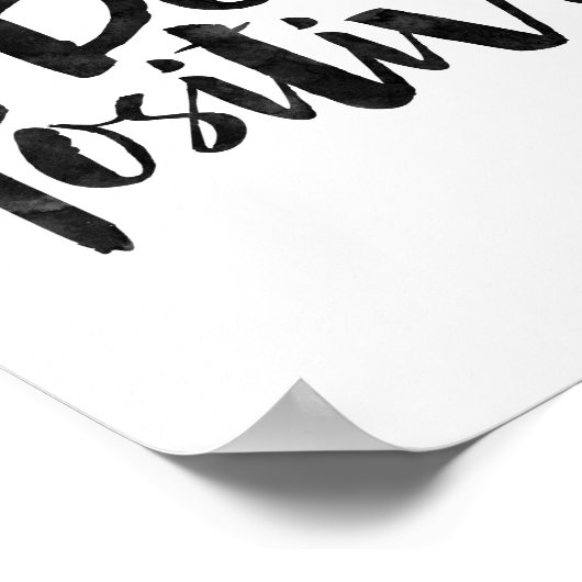 positiv sein poster (Ecke)