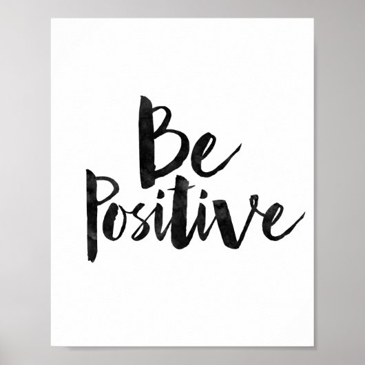 positiv sein poster (Vorne)