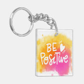 positiv sein schlüsselanhänger (Vorderseite links)