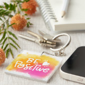 positiv sein schlüsselanhänger (Vorderseite rechts)