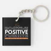 Positiv sein schlüsselanhänger (Rückseite)