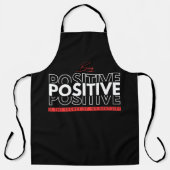Positiv sein schürze (Vorderseite)