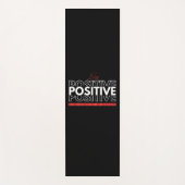 Positiv sein yogamatte (Vorderseite)