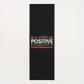 Positiv sein yogamatte (Rückseite)