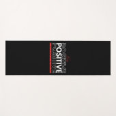 Positiv sein yogamatte (Vorderseite (Horizontal))