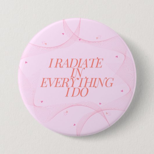 Positiv, spirituell, inspirierend, Motivierend Button (Vorderseite)