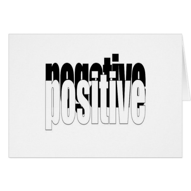 Positiv und negativ (Vorderseite (Horizontal))