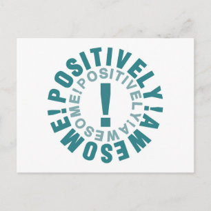 Positiv und Phantastisch Postkarte