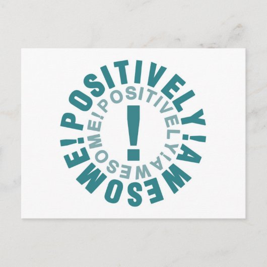 Positiv und Phantastisch Postkarte (Vorderseite)