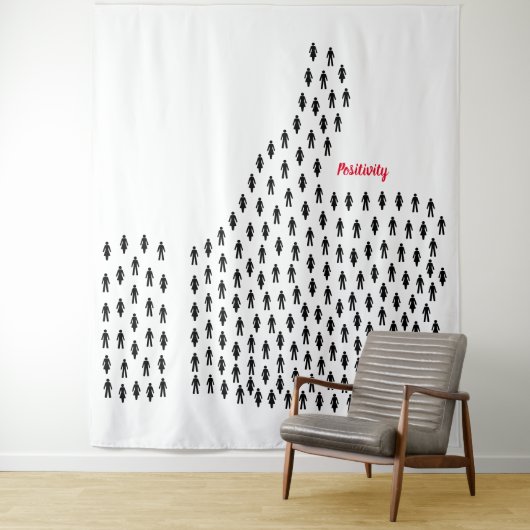 Positivband Wandteppich (Beispiel)