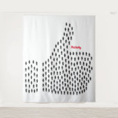 Positivband Wandteppich (Vorderseite)