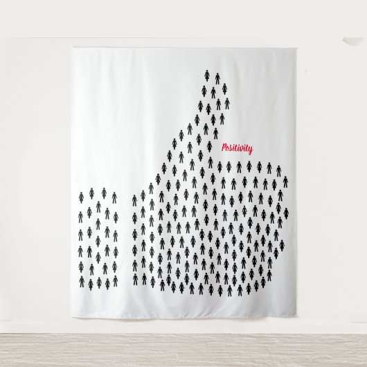 Positivband Wandteppich (Vorderseite)