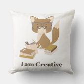 Positive Affirmation Kids Reading Decor Kissen (Vorderseite)