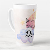 Positive Affirmation Latte Tasse | Inspirierend (Linke Ecke)