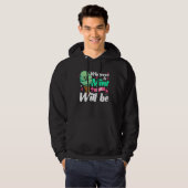 Positive Affirmation Mint Ice Cream Hoodie (Vorne ganz)