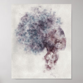 Positive Affirmation Motivierend - Be - Poster