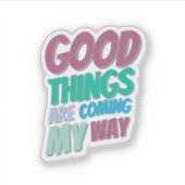 Positive Affirmation Sticker (Vorderseite)