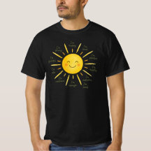 Positive Affirmationen Sonne Süße mentale Gesundhe