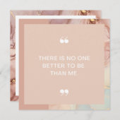 Positive Affirmationskarte zu sein (Vorne/Hinten)